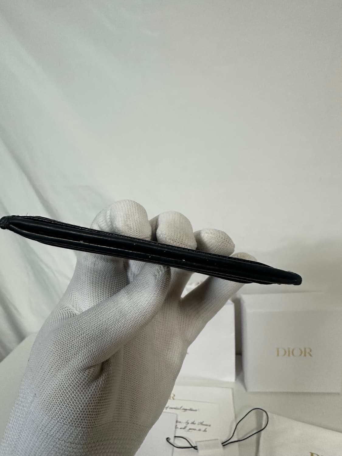 디올 몽테인 5슬롯 카드지갑 블랙 (OS) 상품이미지6