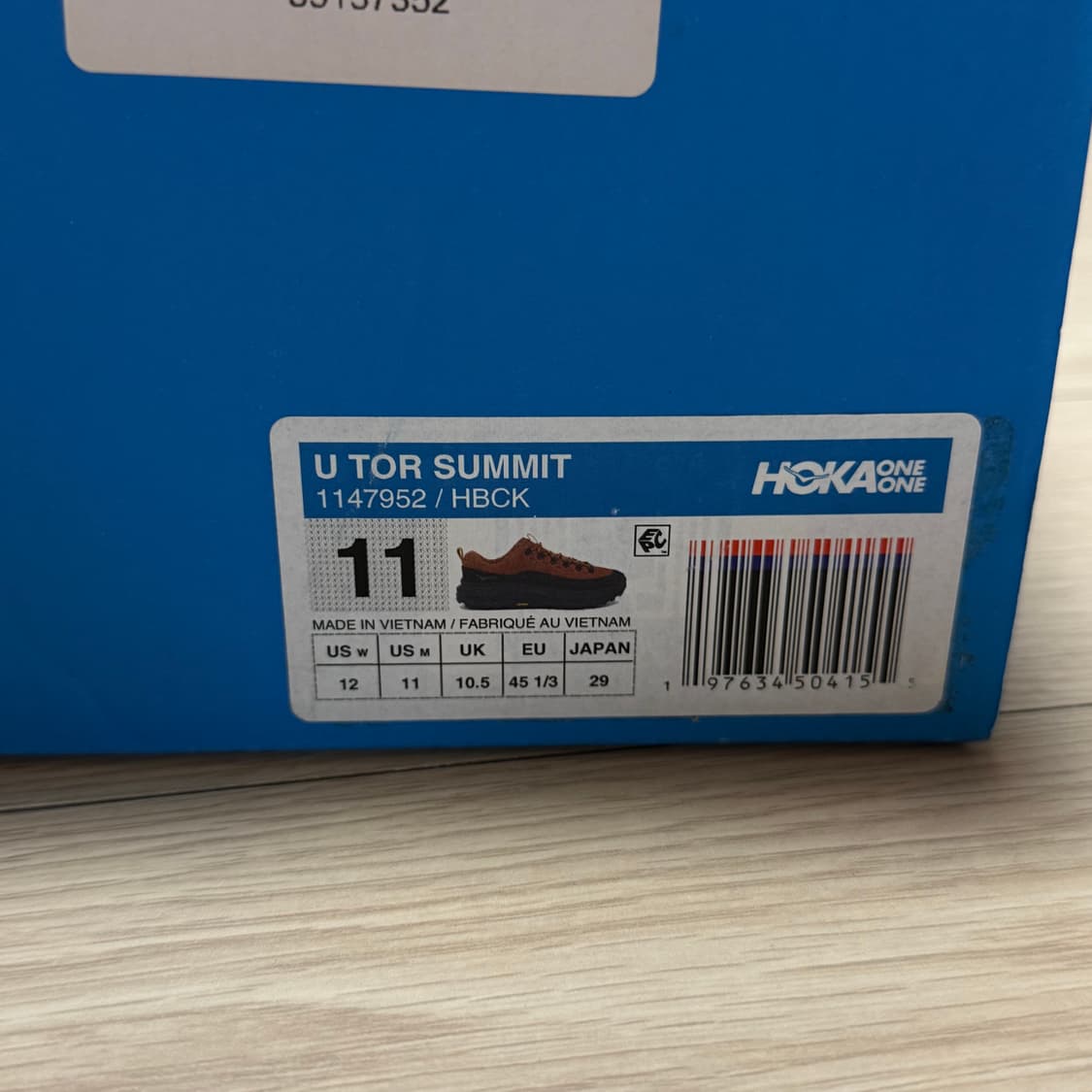 290) 호카 토르 써밋 헤이즐넛블랙 팝니다 상품이미지5