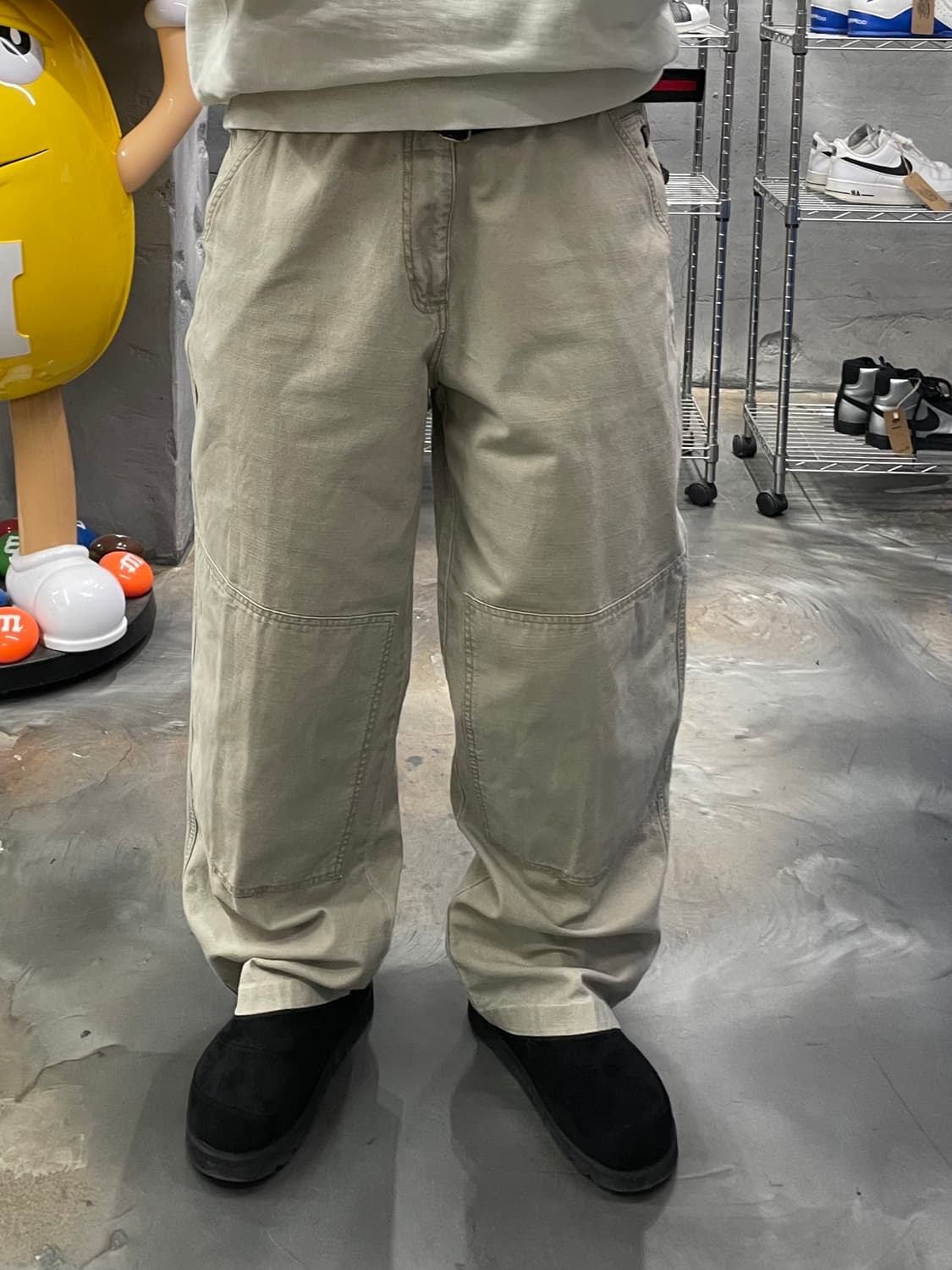 00s 게스 더블니 와이드 팬츠 상품이미지7