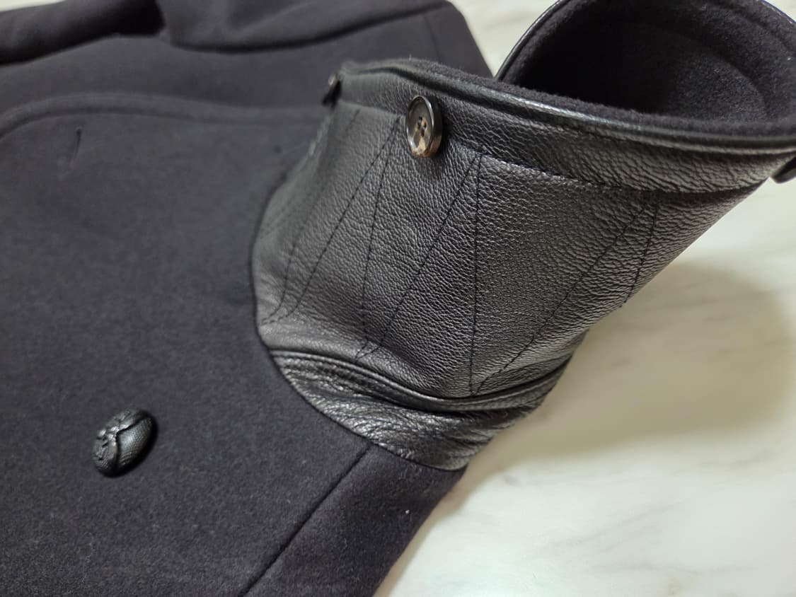 시스템옴므 울 케시미어 더블 브레스트 코트  상품이미지7