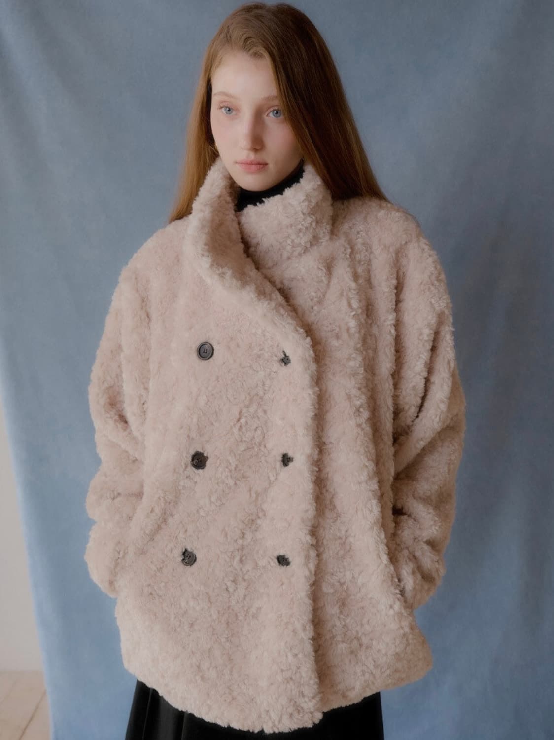 레터프롬문 퍼자켓 상품이미지1