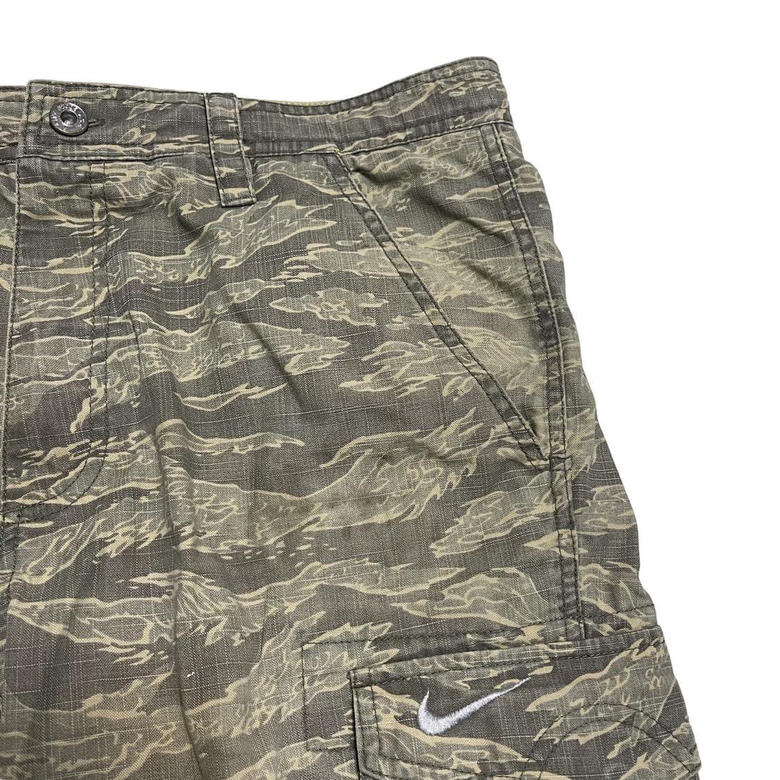 나이키 빈티지 스우시 타이거 카모 데님 카고팬츠 상품이미지2