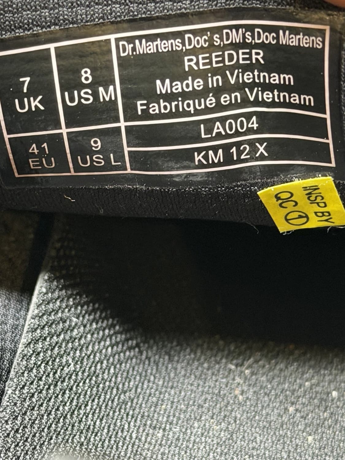 닥터마틴 리더 와이오밍 레더 유틸리티 슈즈 블랙 상품이미지8