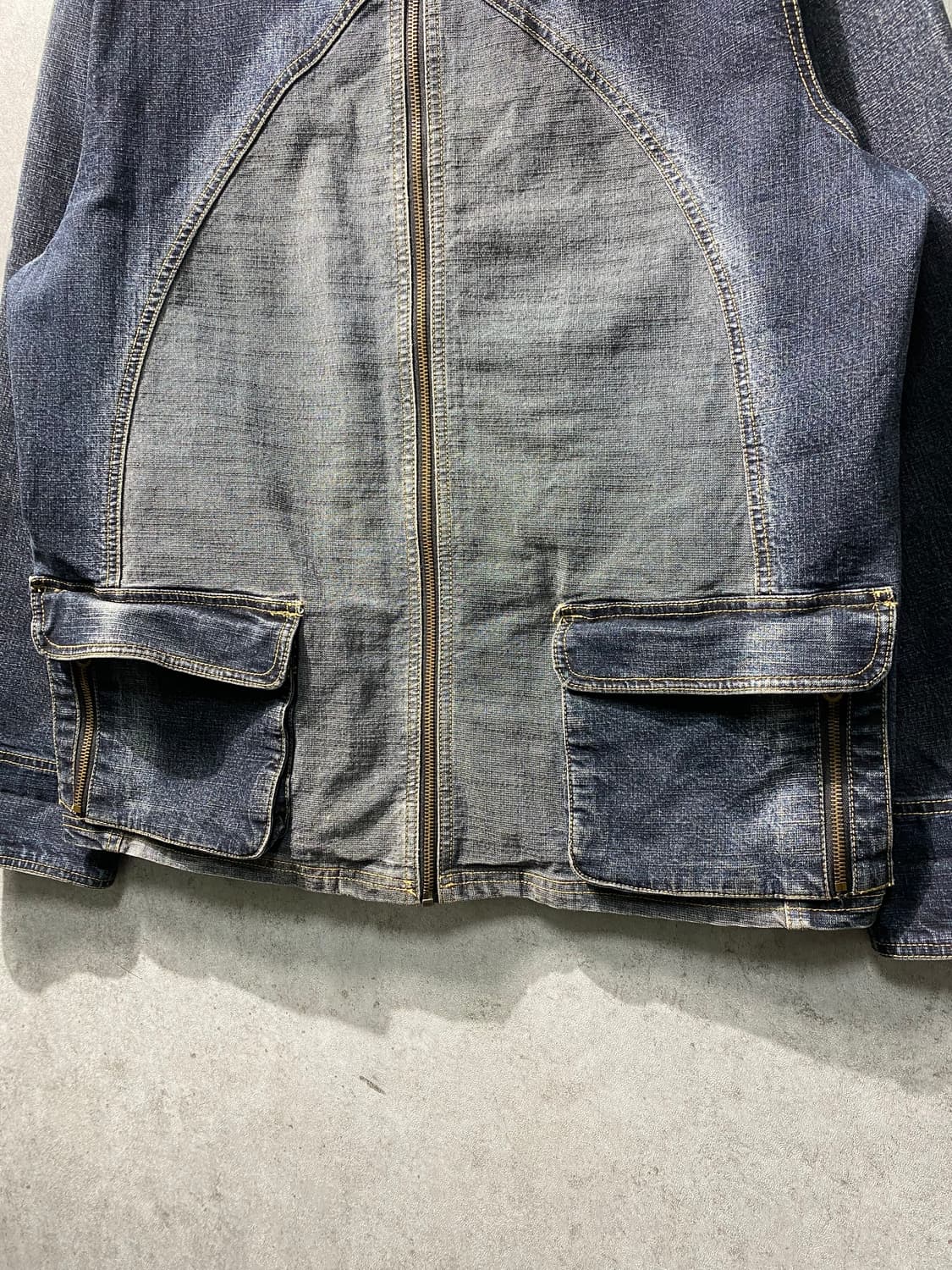 [L-XL] 90-00s I.e.i 빈티지 데님 집업 자켓 상품이미지4