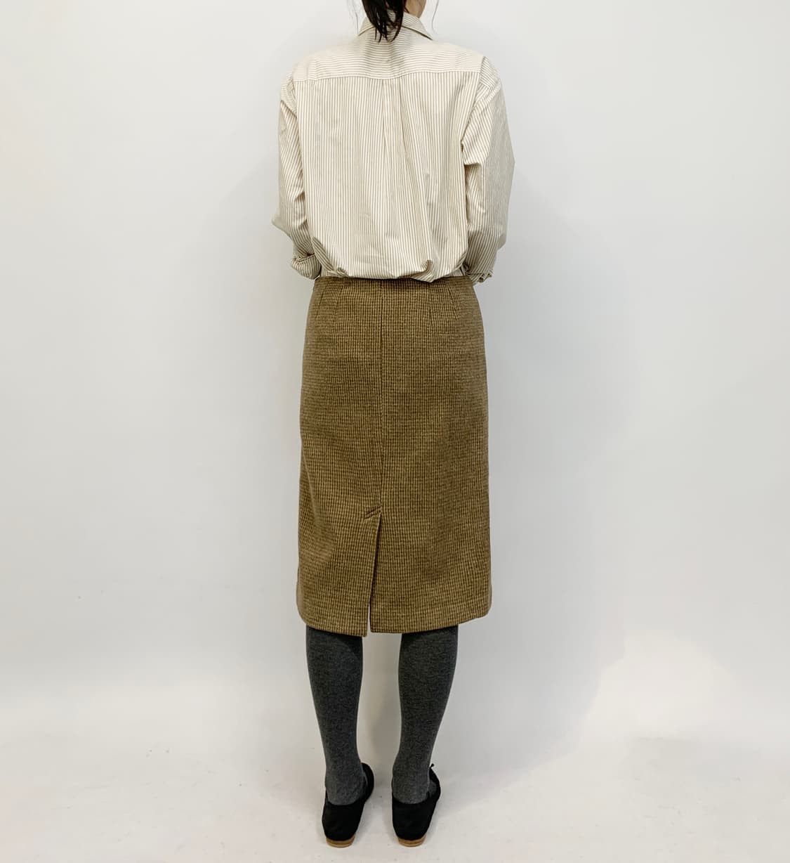 랄프 로렌 체크 울 스커트 상품이미지4