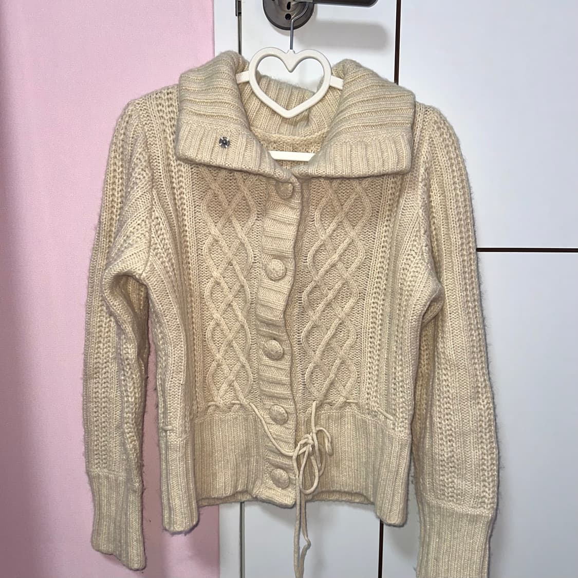 아이보리 러블리 니트 가디건 상품이미지1