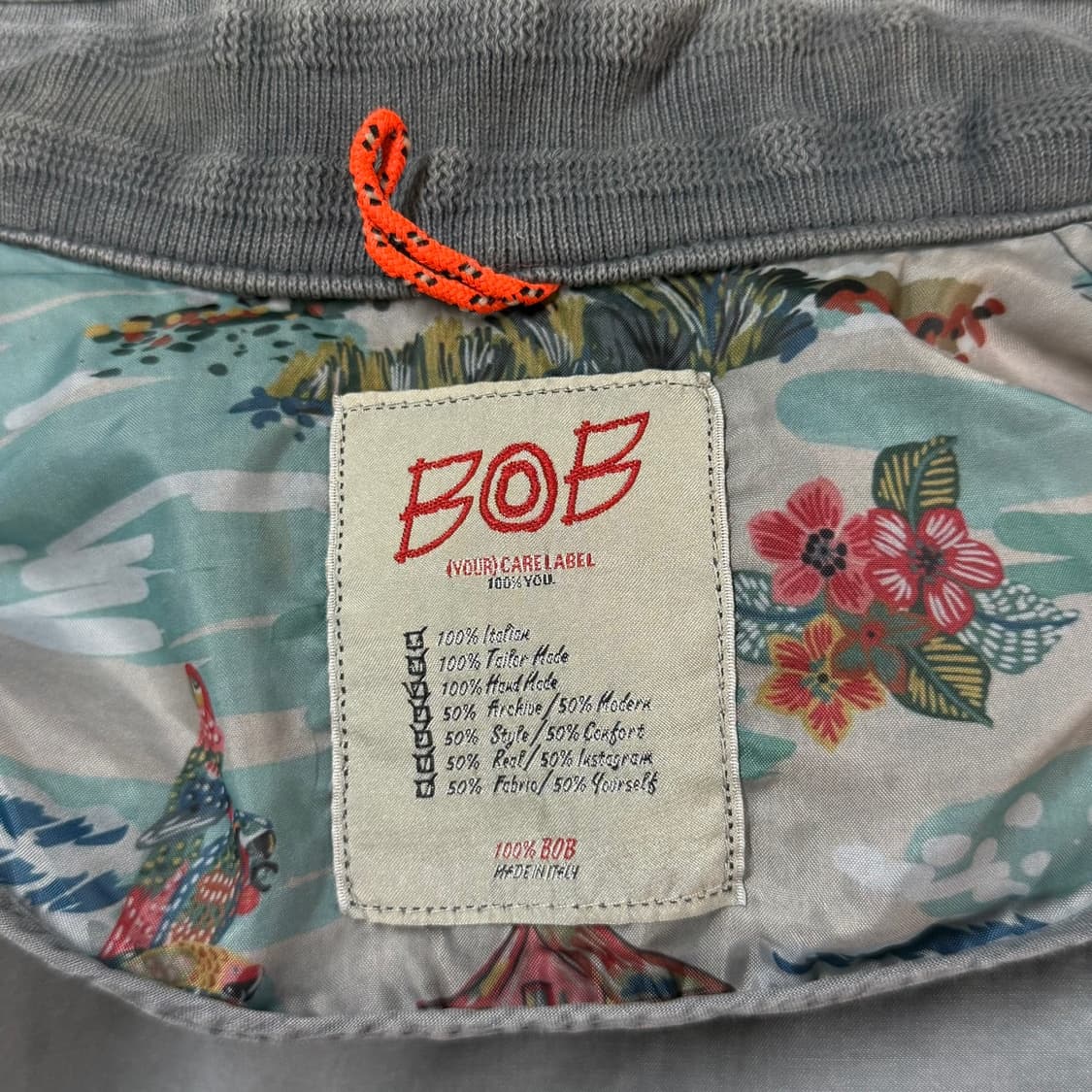 [M] BOB 이태리 워싱 코튼 블루종 빈티지 자켓 상품이미지7