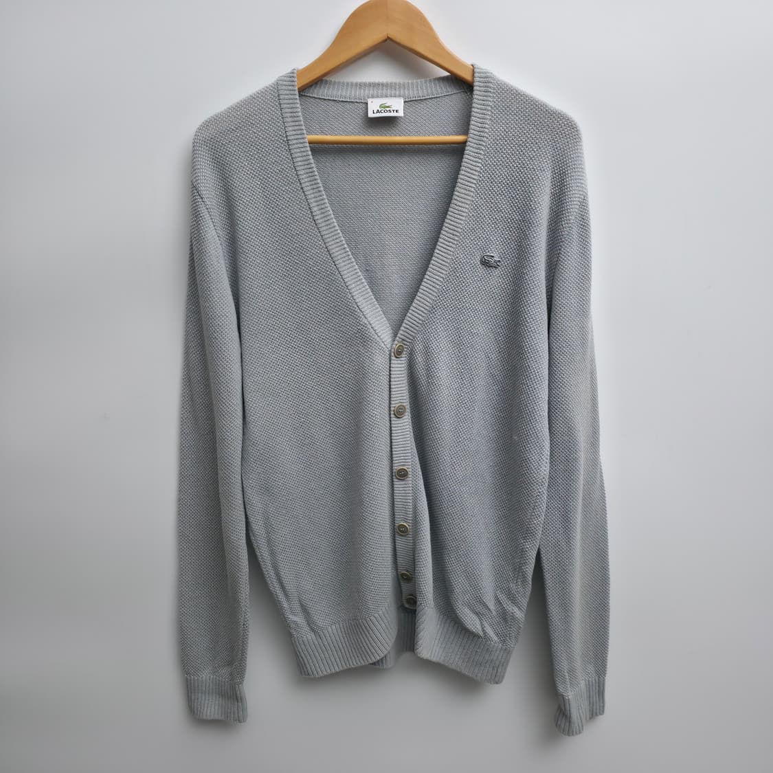 [L] 라코스테 그레이 가디건 상품이미지1