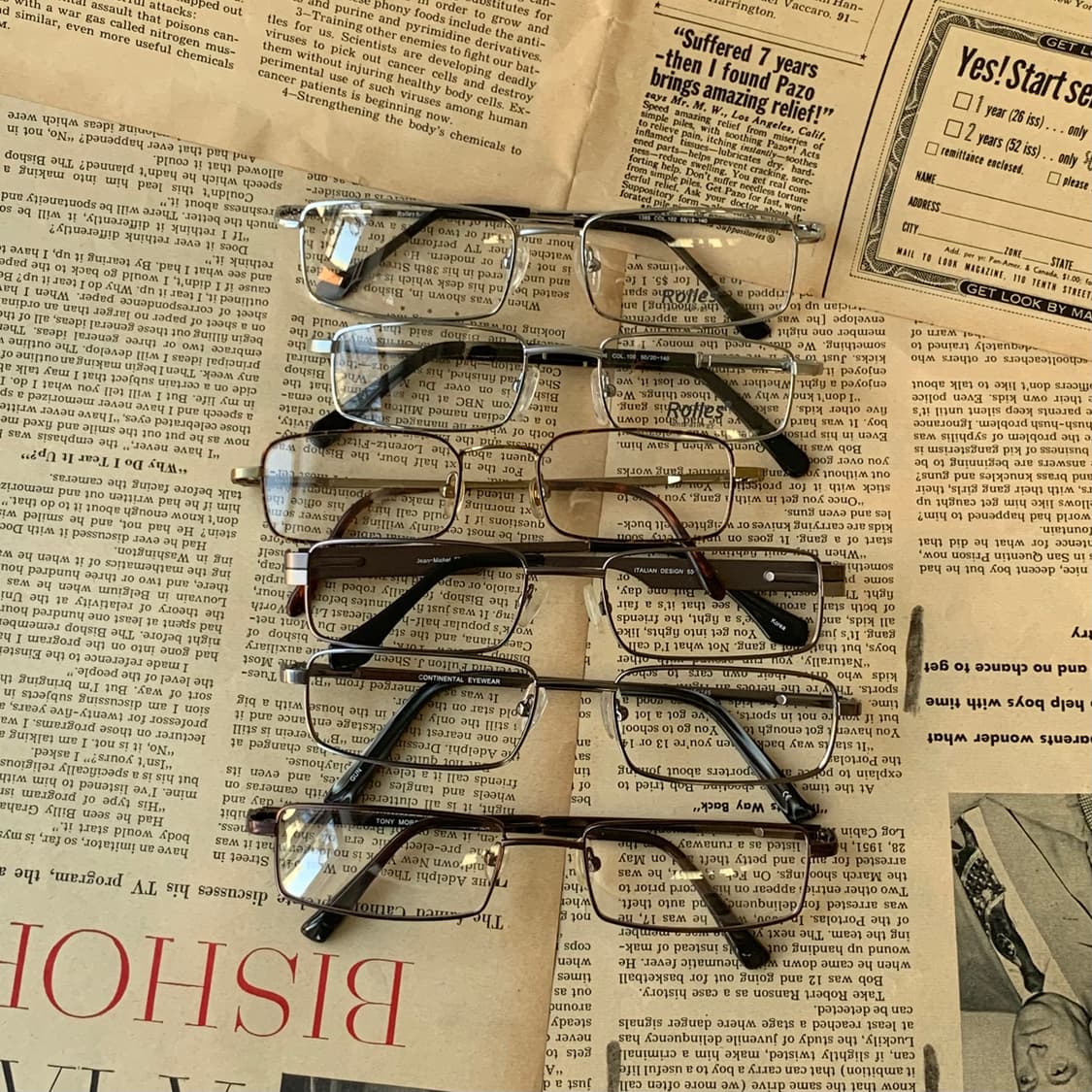 스퀘어 쉐입 아이웨어 상품이미지1