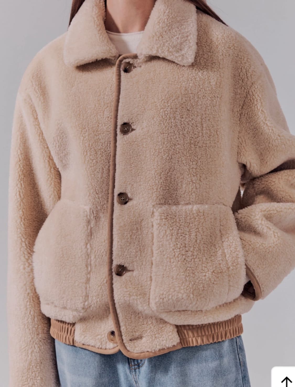 던스트 시어링 블루종 자켓 S (22fw)  상품이미지1