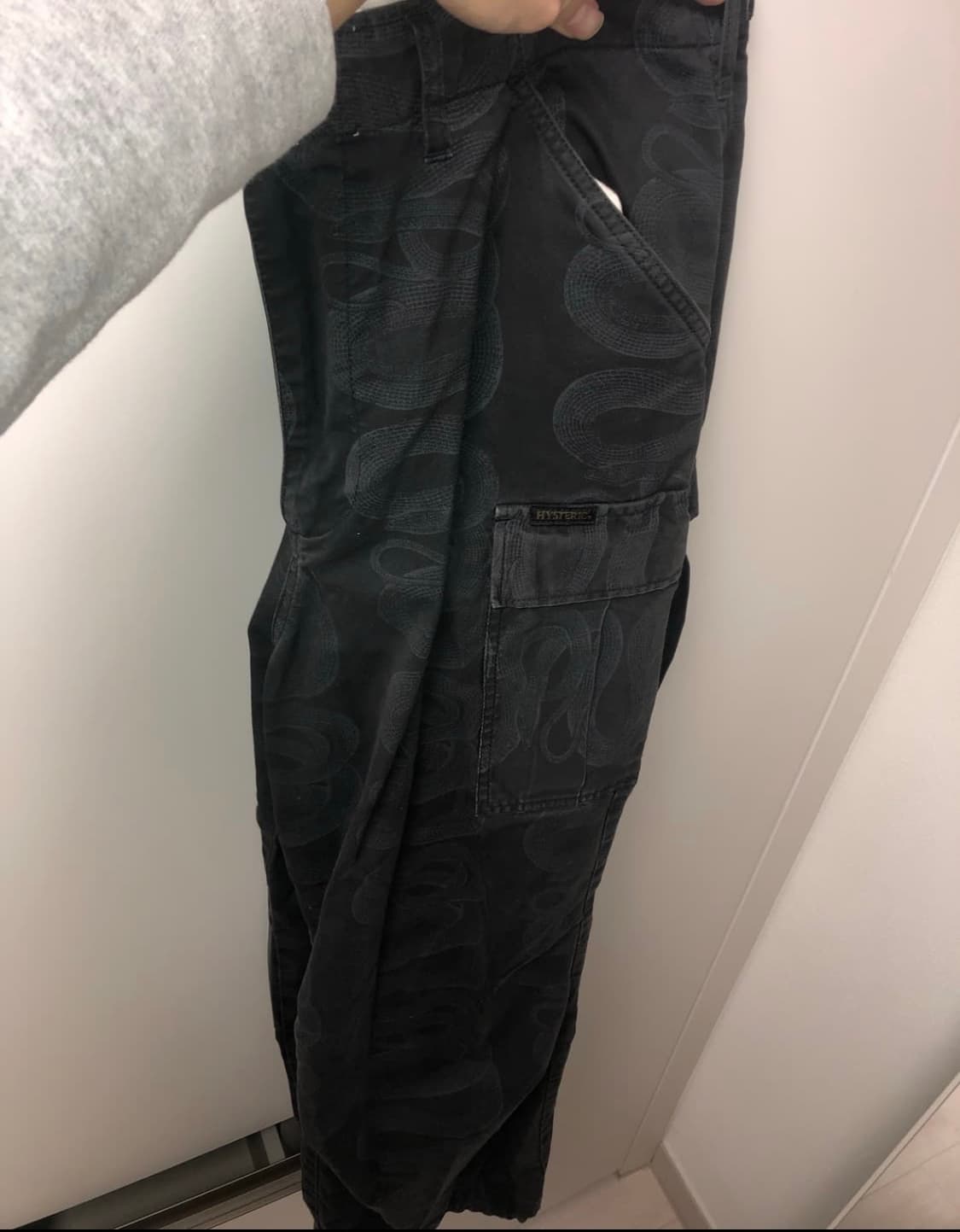 히스테릭글래머 스네이크 와이드 팬츠 상품이미지3