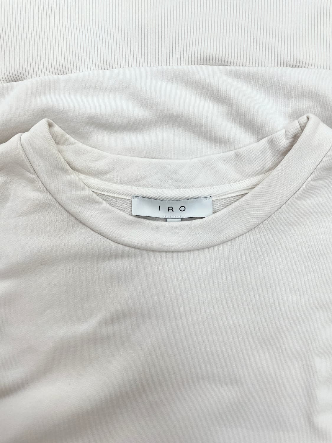 이로[IRO] 사이드 레이스업 코튼 맨투맨 스웨트셔츠 상품이미지6