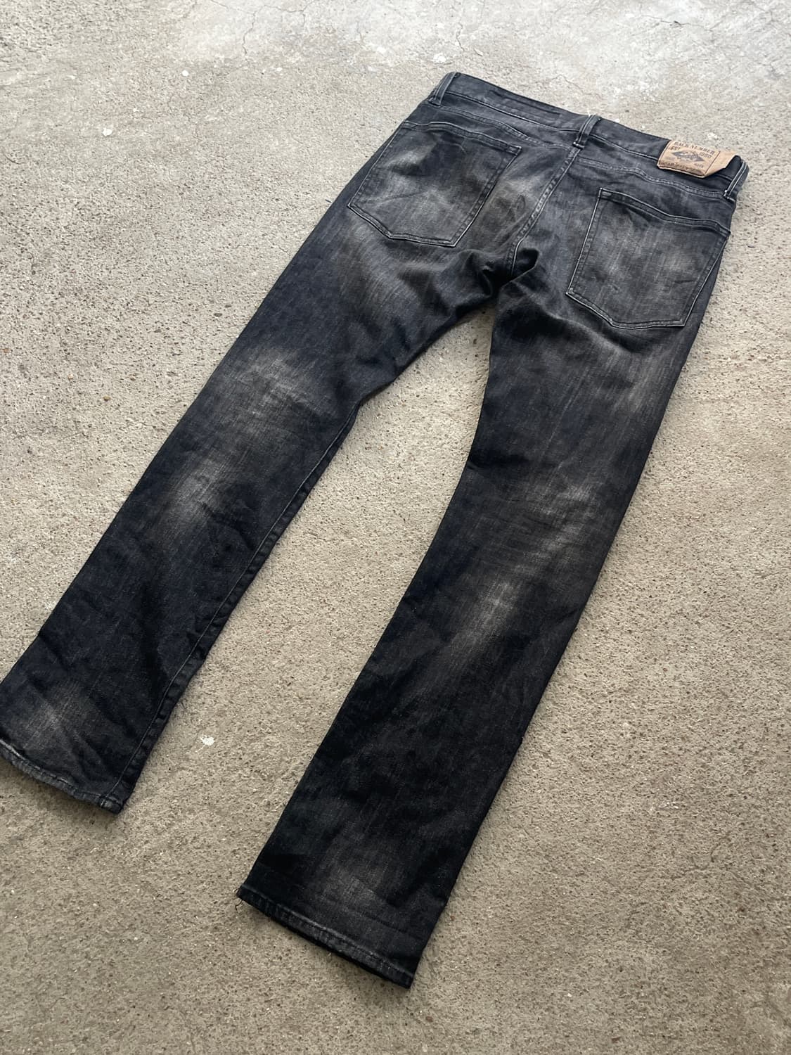 grey wash straight jeans 상품이미지8