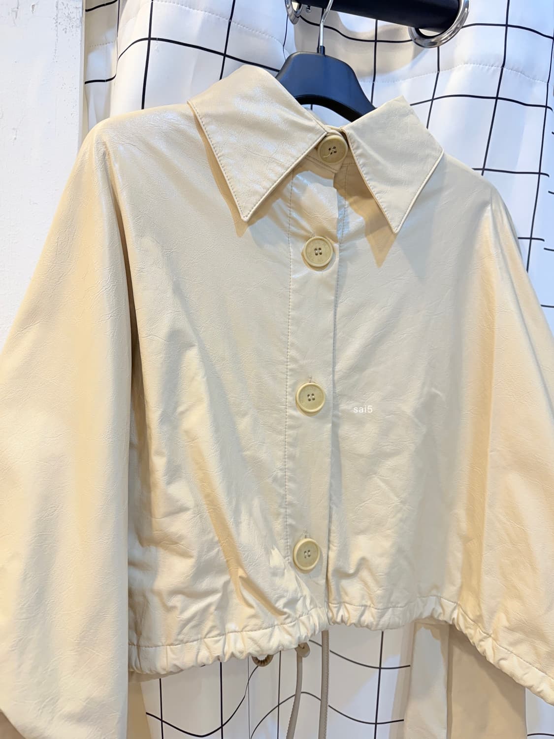 더일마 레더 크롭 자켓 상품이미지4