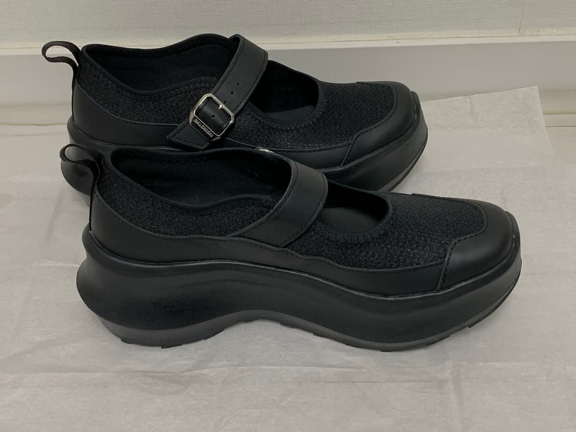 살로몬 x 꼼데가르송 RX 메리 제인 플랫폼 블랙 상품이미지5