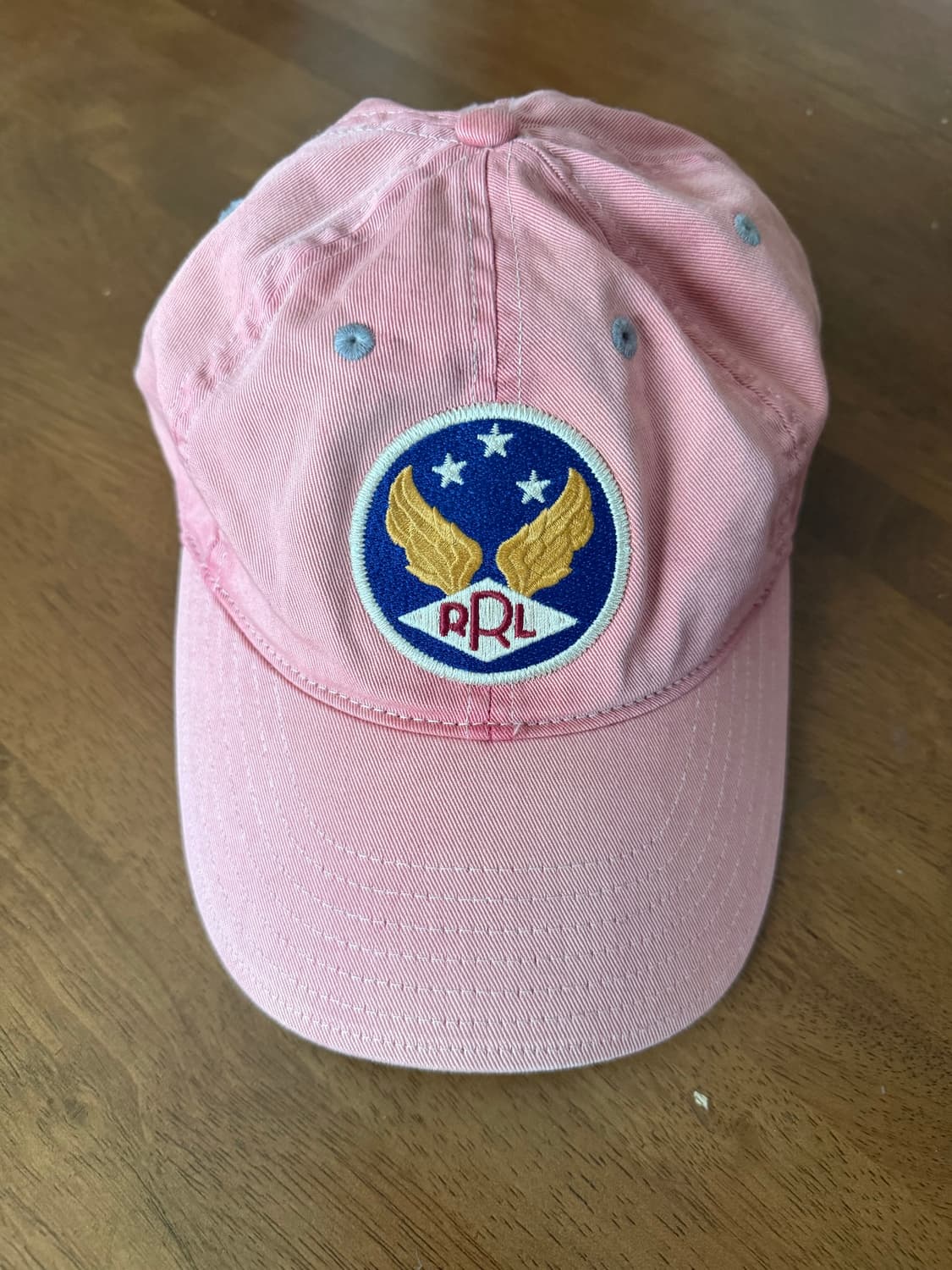 RRL 플라잉 타이거즈 패치 볼캡 핑크 상품이미지1