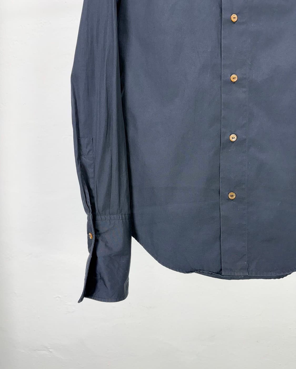 비비안웨스트우드 맨 블랙 고스트 오브 코튼 셔츠 상품이미지4