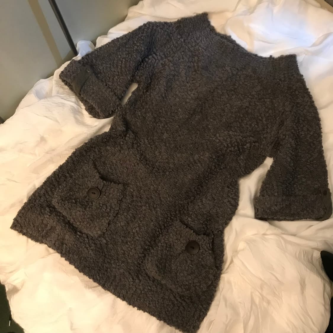 JPN Vintage 모리걸 아방 부클 니트 원피스 상품이미지2