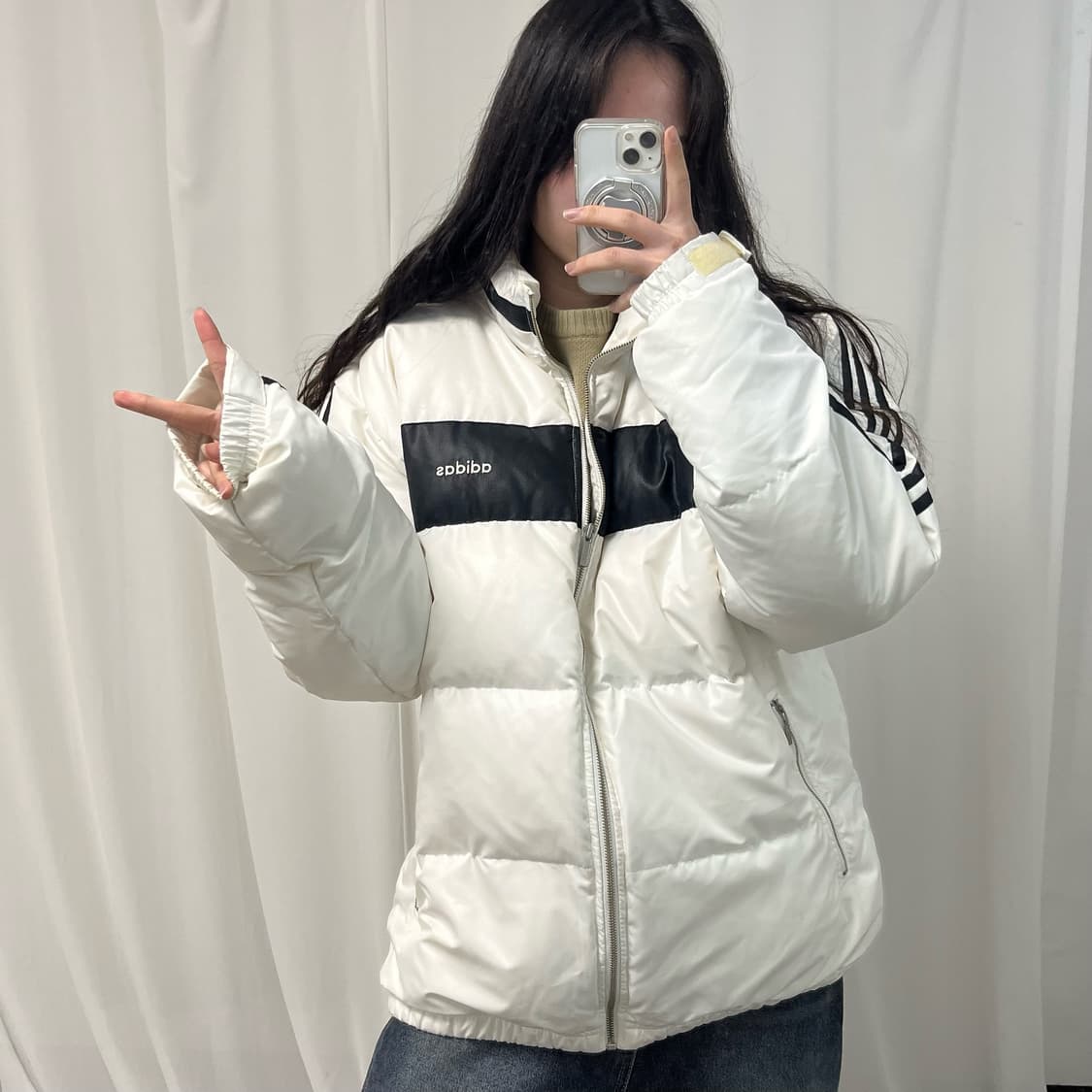 Adidas Old School White Padding 상품이미지2