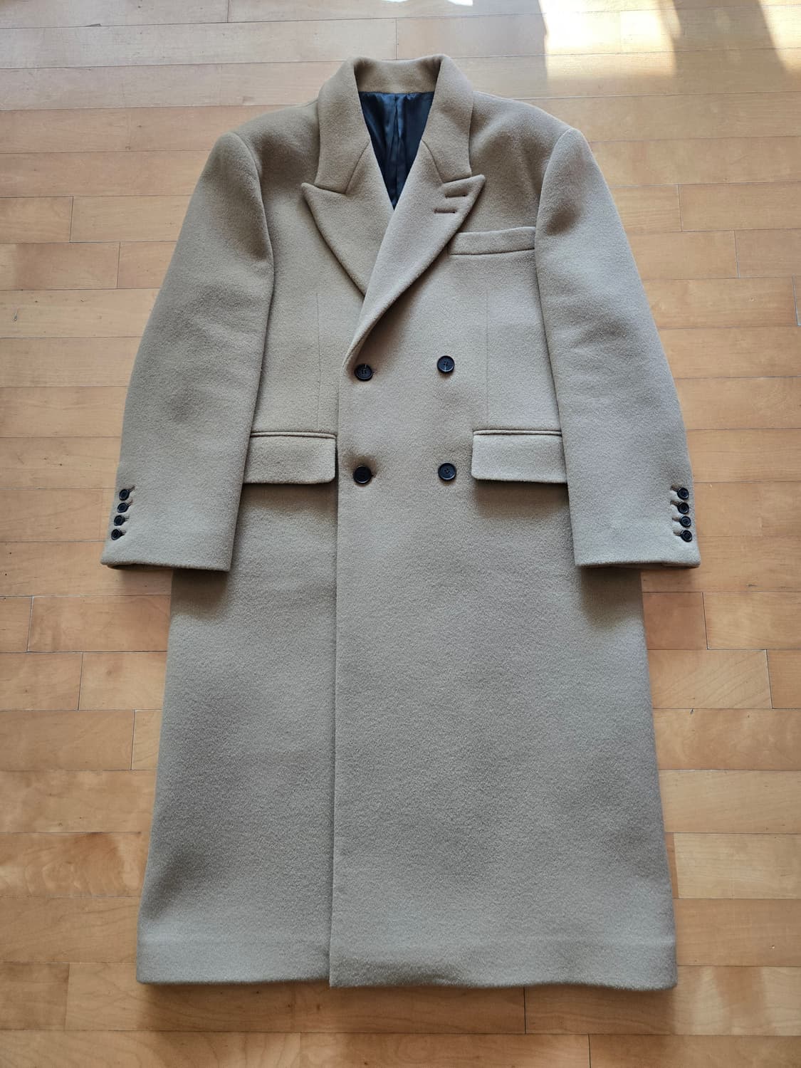 [23FW] STU 더블 코트 카멜컬러 M사이즈 | 미사용 새상품 상품이미지3