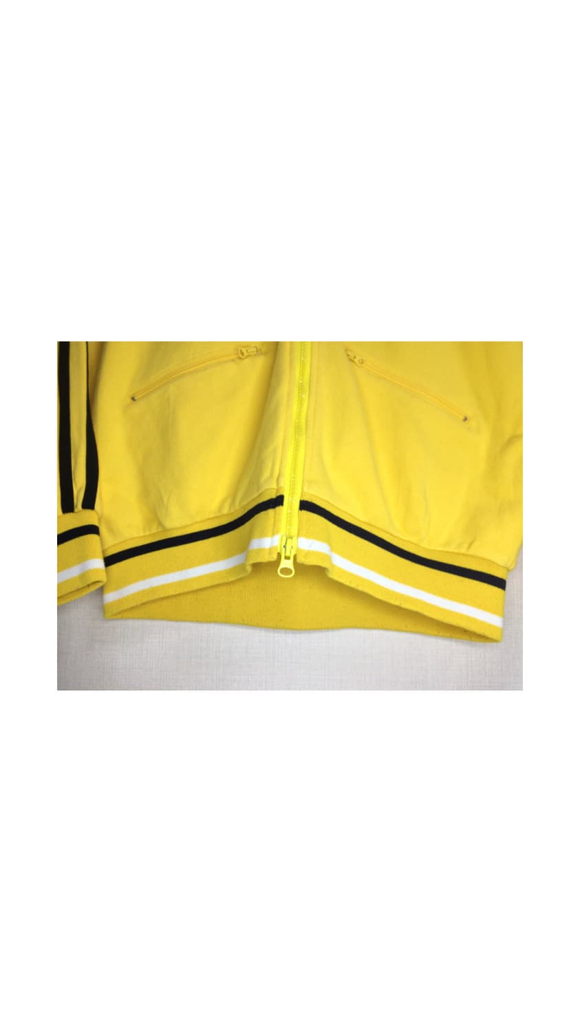 빈티지 옐로우 라인 투웨이 집업 상품이미지5