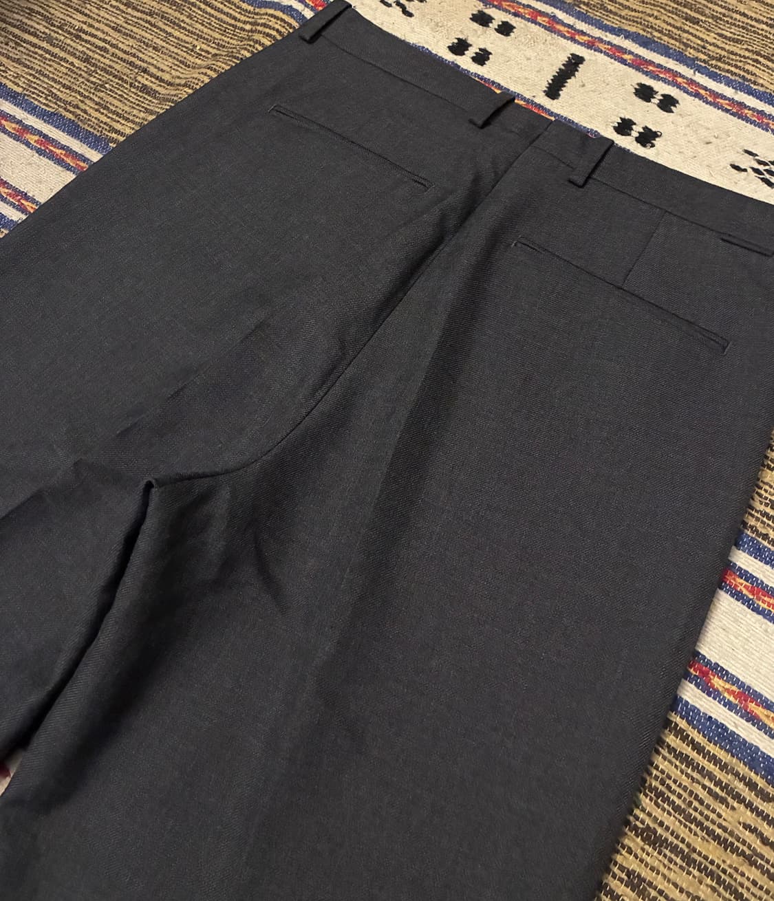 (2/31)POTTERY 포터리 울 테이퍼드 팬츠 슬랙스 다크그레이 상품이미지7