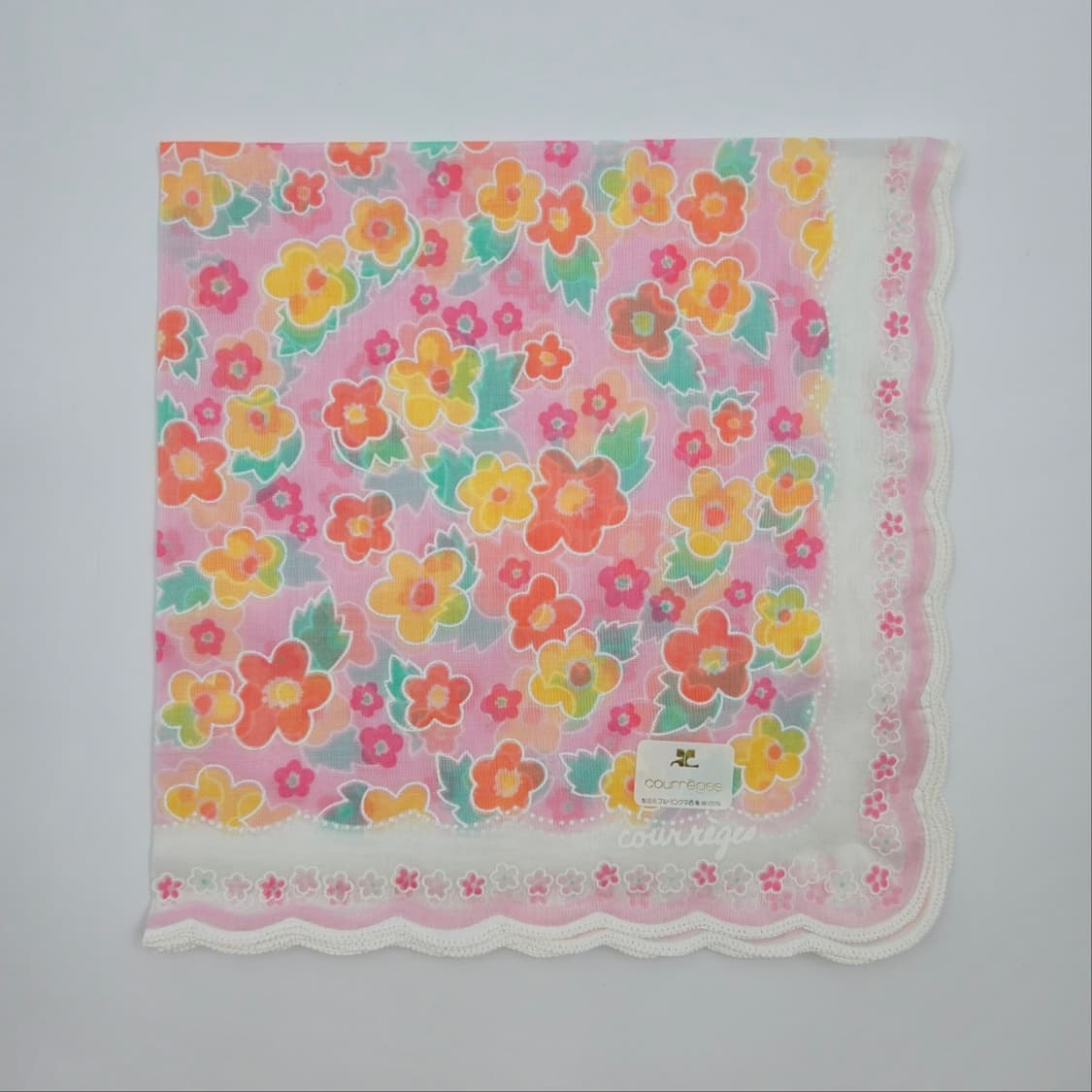 [새상품] courreges 꾸레쥬 손수건 스카프 - 10 상품이미지3
