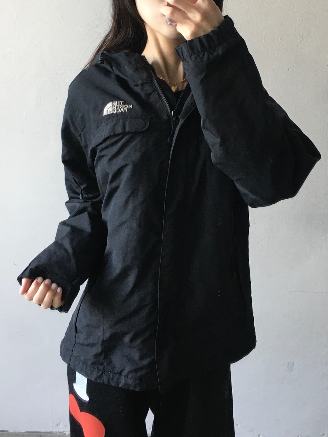 노스페이스 가슴로고 바람막이 자켓 상품이미지1