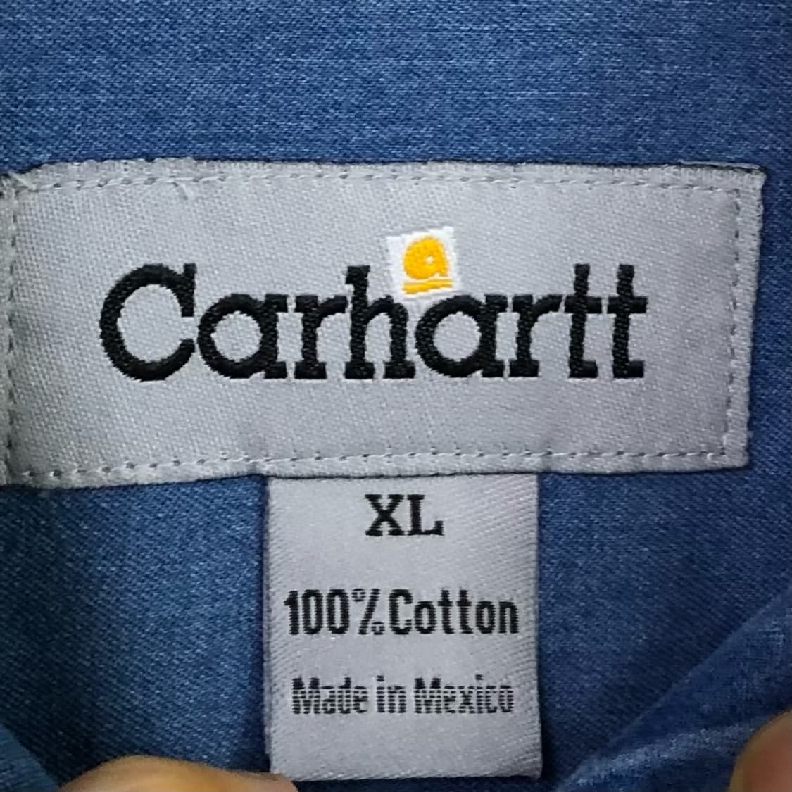 XL 칼하트 데님 셔츠 상품이미지3