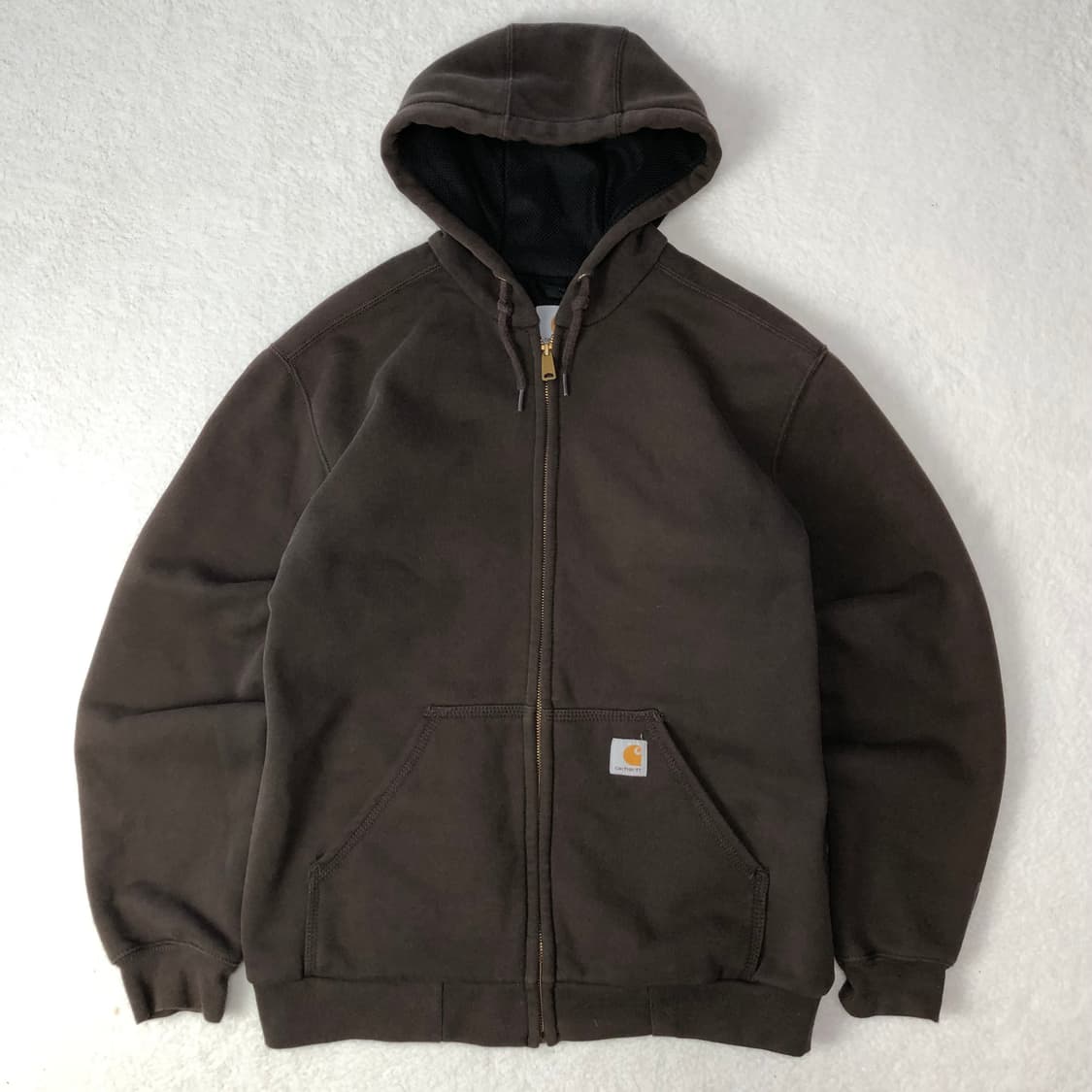 칼하트 레인디펜더 다크브라운 후드집업  상품이미지1