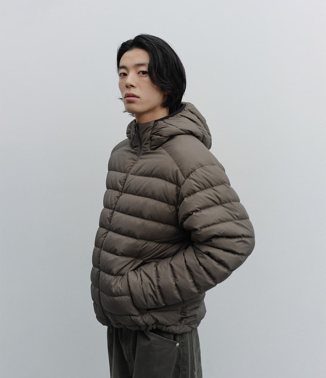 어나더오피스 클라우디 패널드 다운 자켓 패딩 2 size 상품이미지3