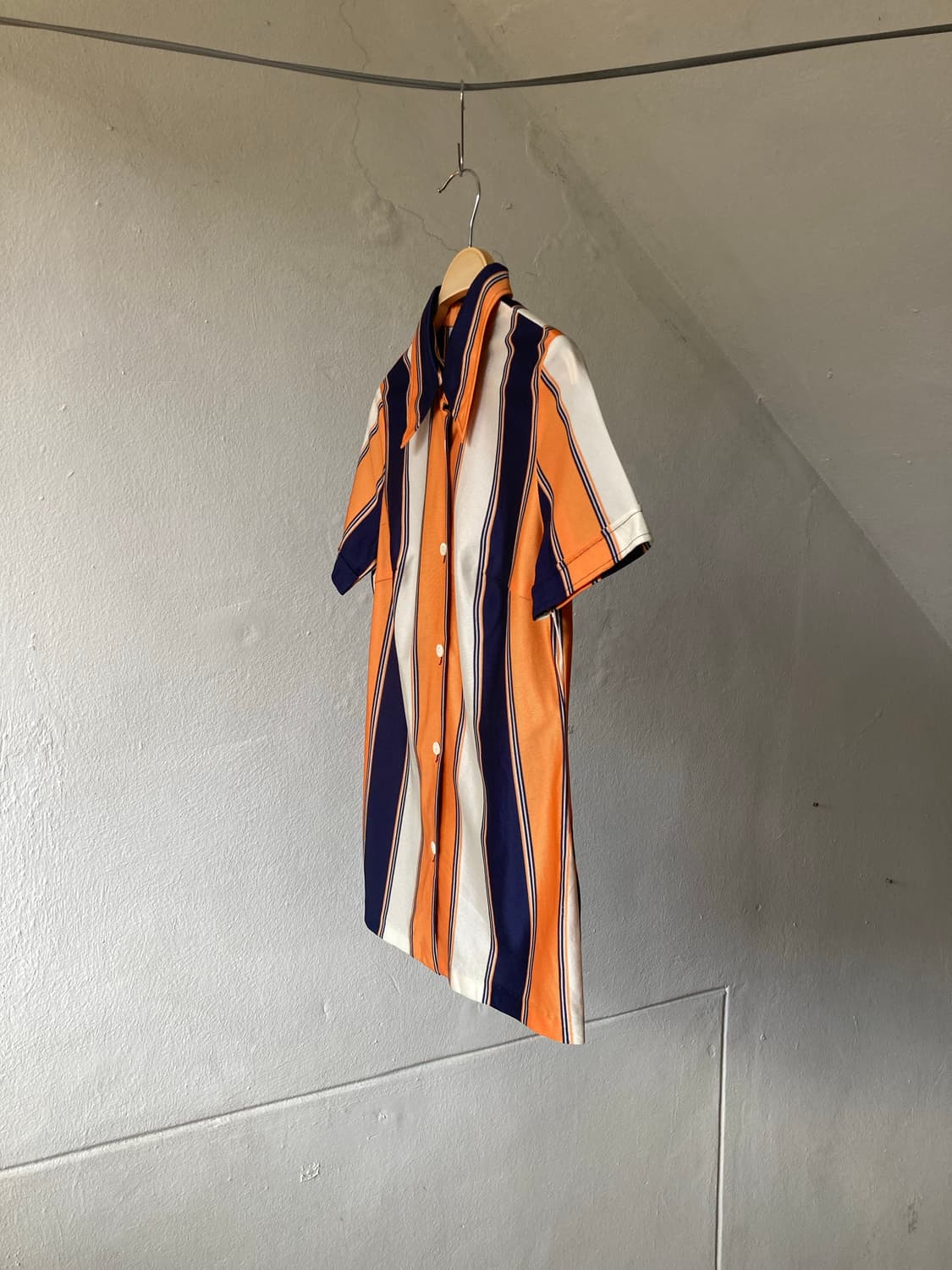 y2k 슬림핏 스트라이프 셔츠 상품이미지4