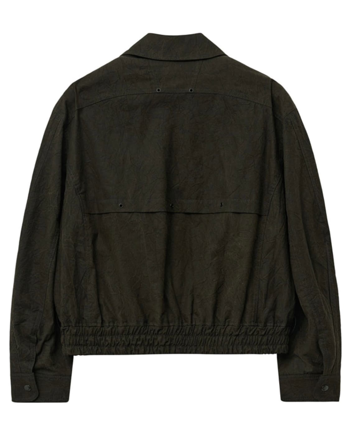 엘무드 커브드 밸리 크랙 워시드 블루종 자켓 버닝 블랙 46 상품이미지4