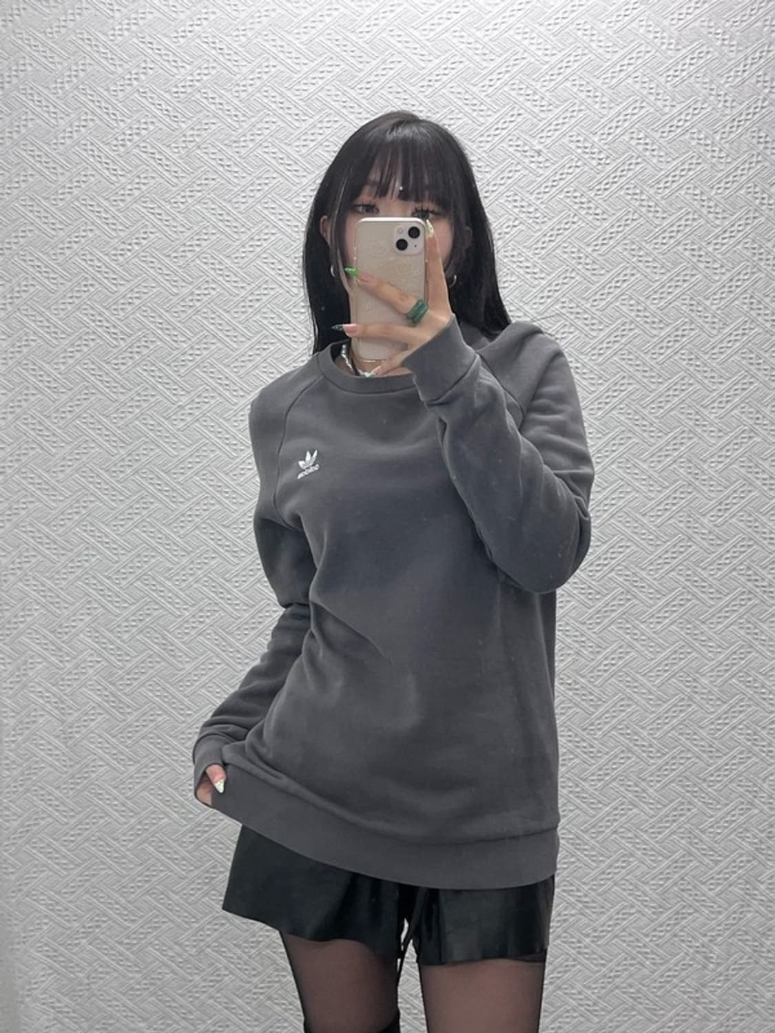 아디다스 빈티지 모던캐주얼 베이직 맨투맨 XL C09339 상품이미지2