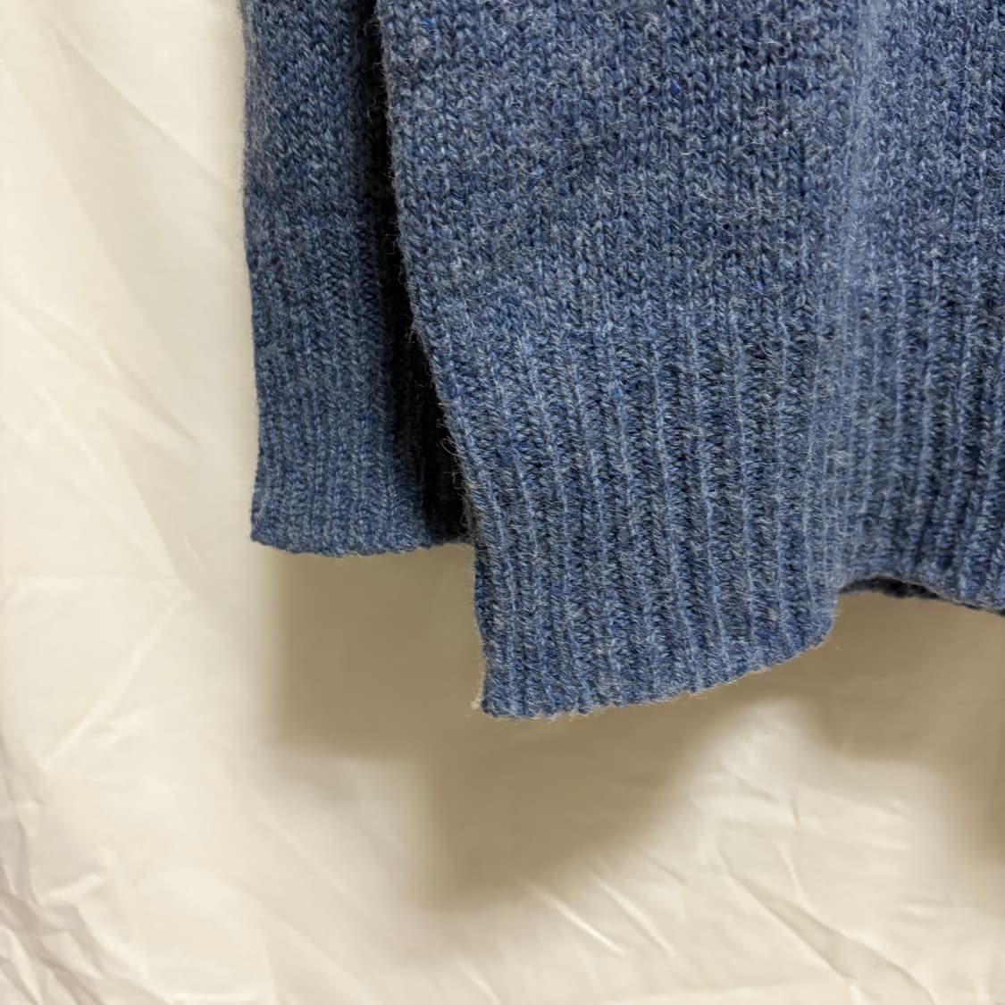 엘엘빈 Made in USA 울 라운드 니트 / 블루, L 상품이미지5