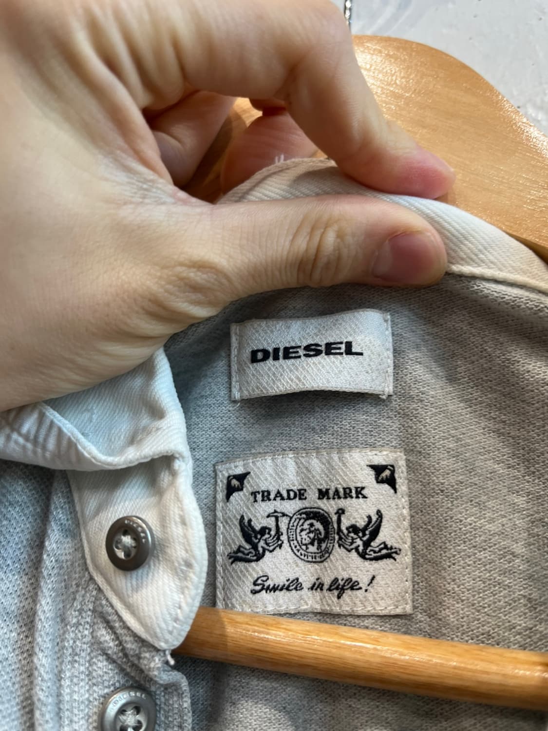 Diesel 디젤 PK티셔츠 카라티 S 상품이미지3