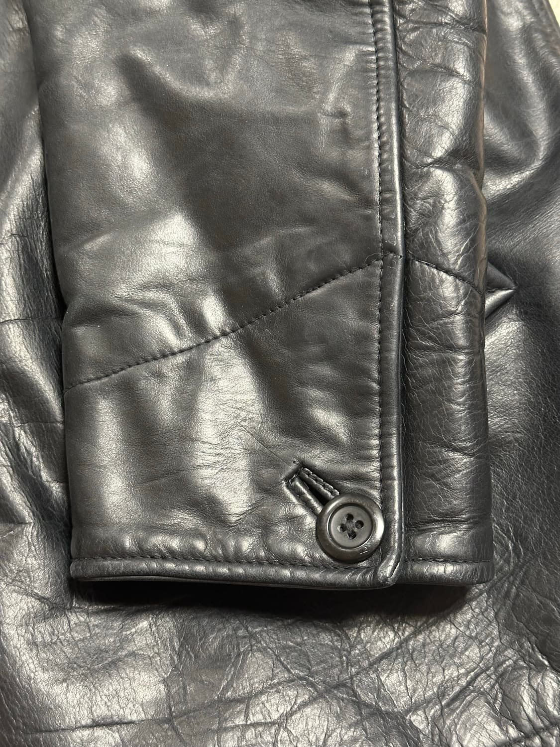 (M) 올드갭 Old GAP 레더 카코트 상품이미지4