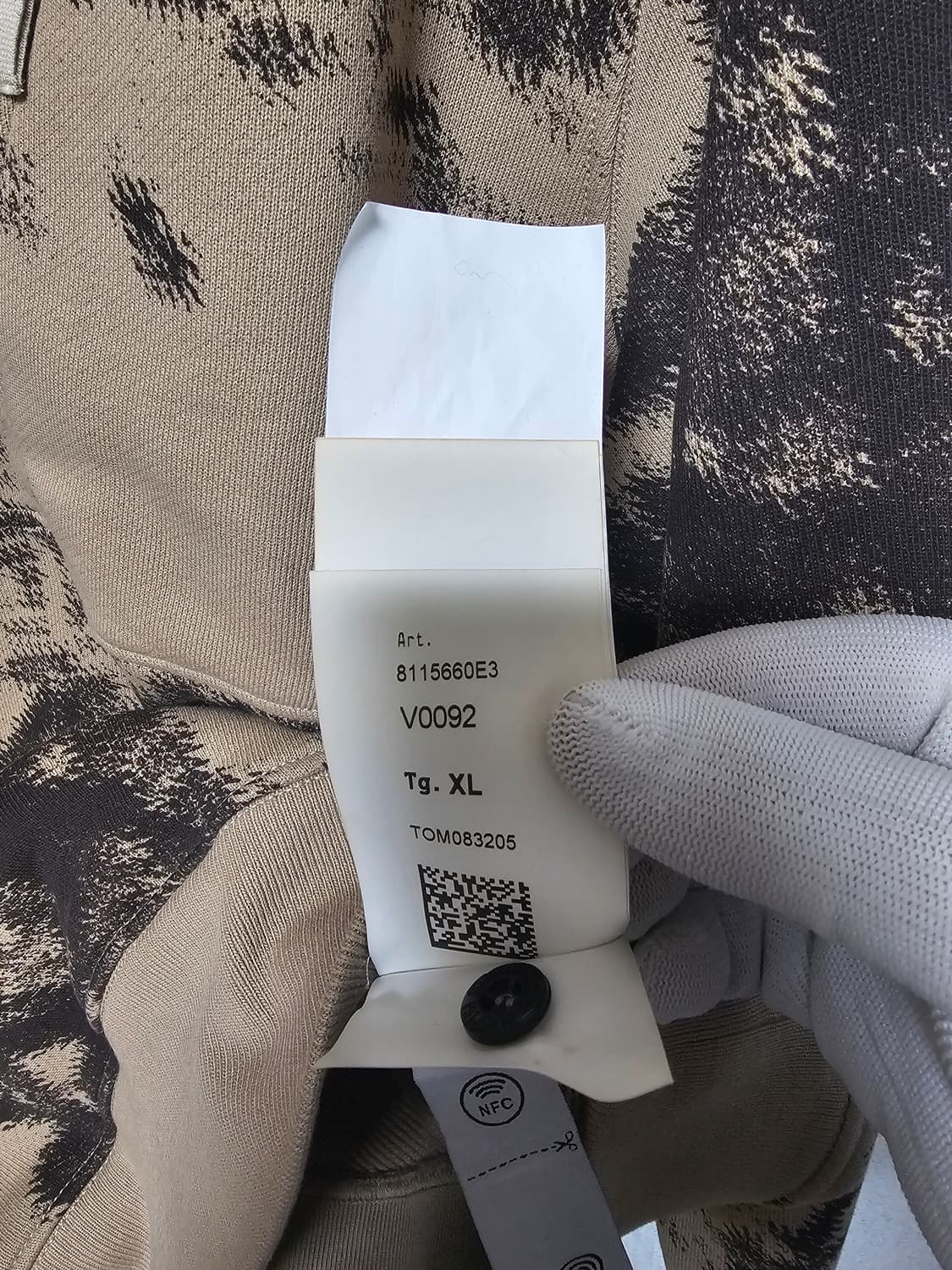 스톤아일랜드 카모플라주 오가닉 코튼 다이애그널 플리스 하프 집업(새상품) 상품이미지7