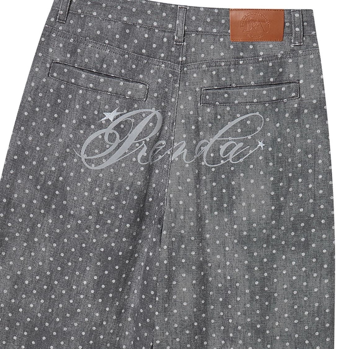 프렌다 도트 팬츠 DOT DART TWILL PANTS CHARCOAL 상품이미지5