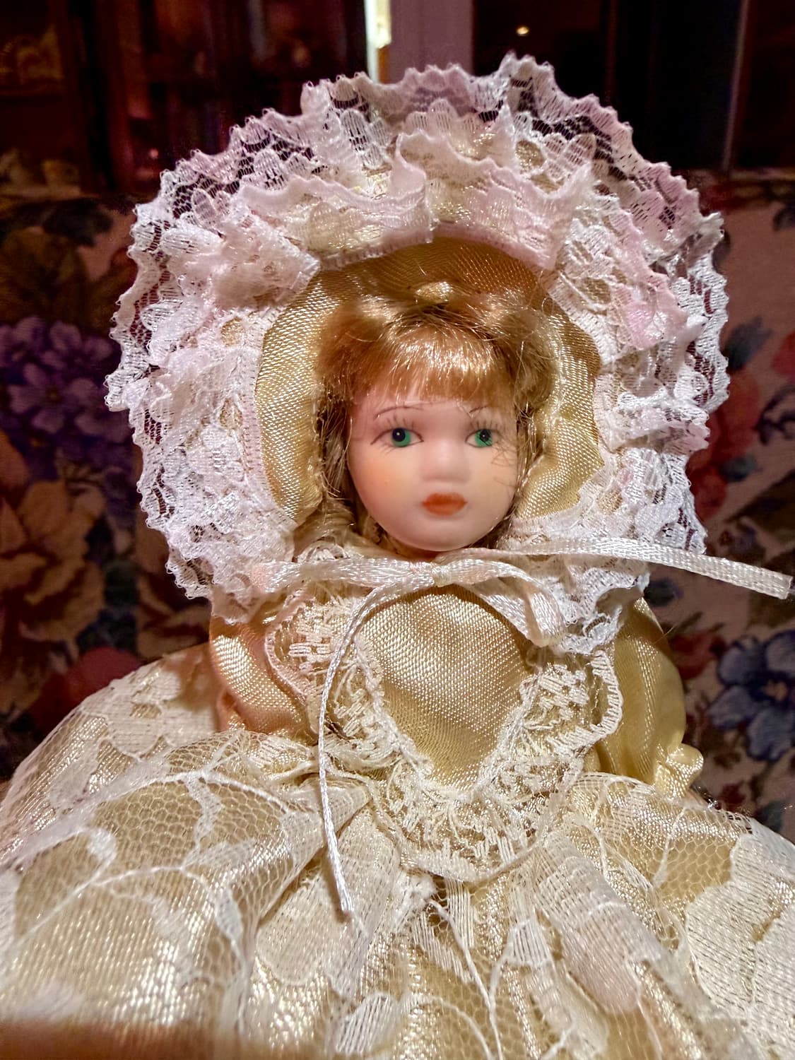 빈티지돌 포슬린 티컵 미니 인형 키덜트 빈티지토이 상품이미지6