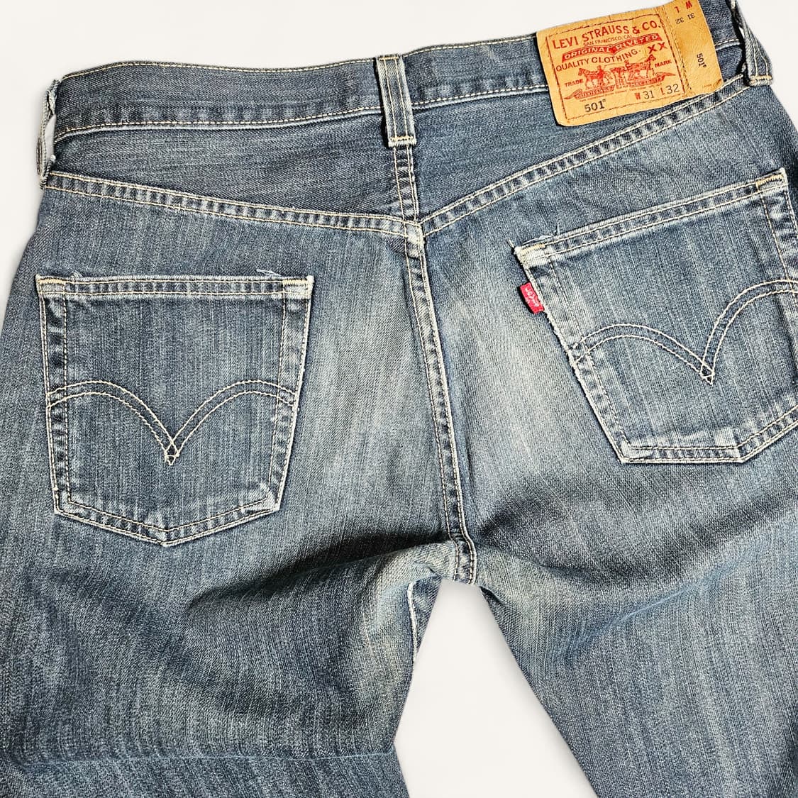 [31X32][리바이스]00's 501®오리지널 스트레이트 워시드 데님 상품이미지5