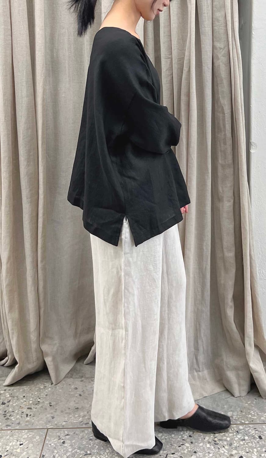 메이린넨 린넨 블라우스 상품이미지8
