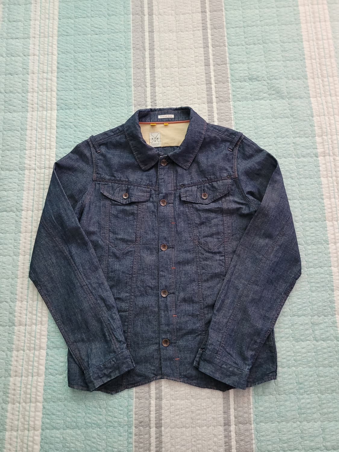 지스타로 Gstarraw. 에센셜 밀리터리 데님셔츠. 95-100사이즈 상품이미지1
