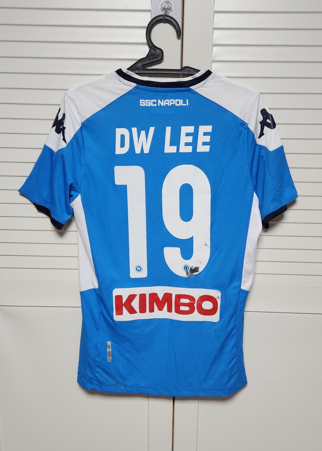 19-20 SSC 나폴리 홈 지급용 반팔 카파 유니폼 상품이미지4