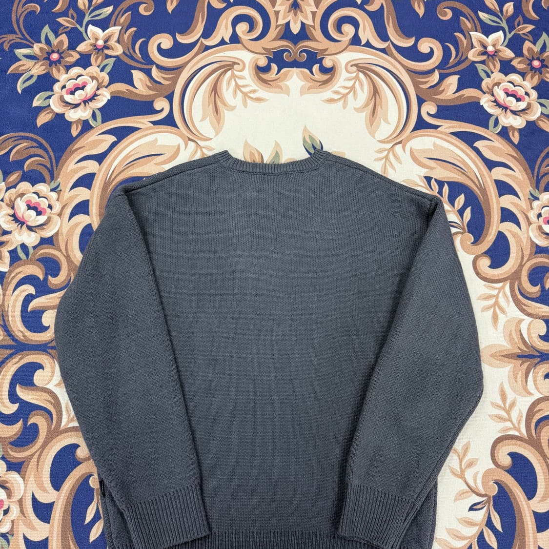 (M)네스티킥 Nastykick 킨섬 레터링 니트(차콜) 상품이미지5