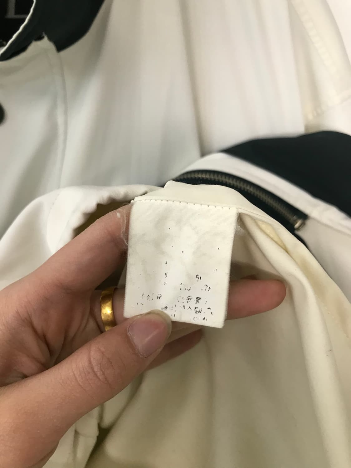 입생로랑 아카이브 90s 화이트 스윙톱 바람막이 자켓 상품이미지5