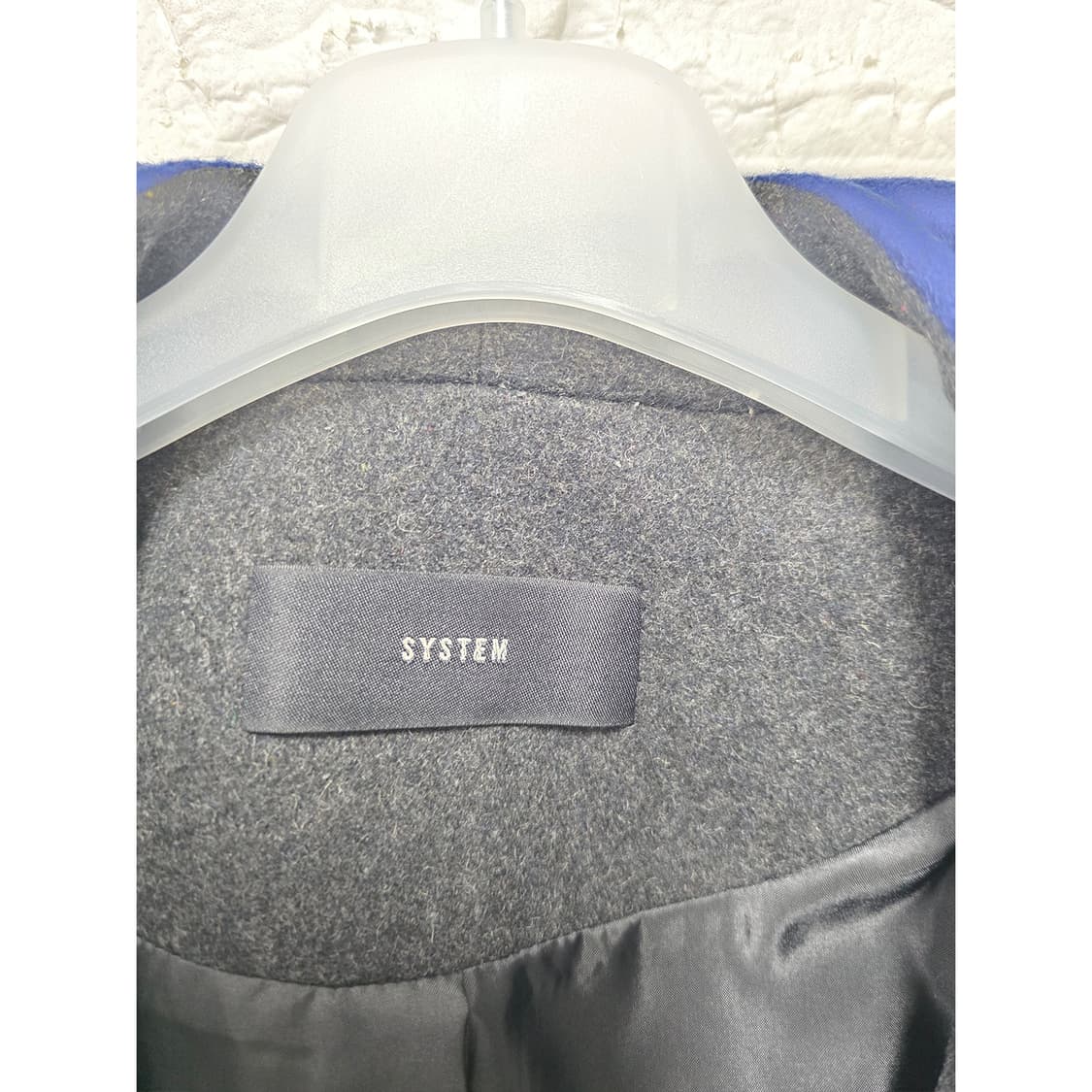 택포) 한섬 시스템 캐시미어 롱코트 M 상품이미지2