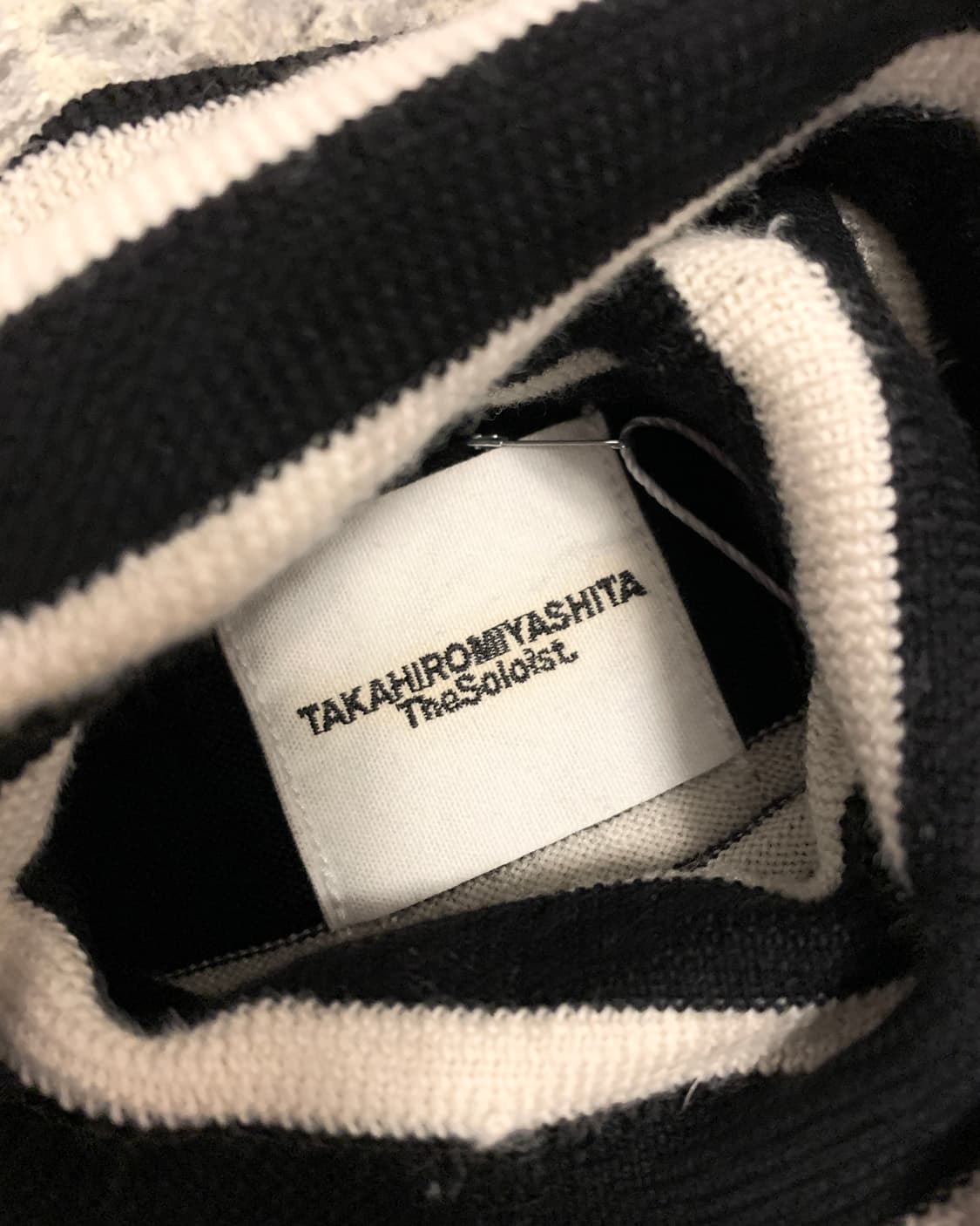 타카히로 미야시타 더 솔로이스트 스트라이프 터틀넥 상품이미지3