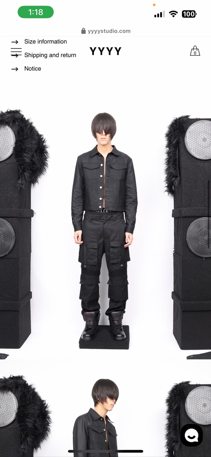 yyyy 코팅 트러커 자켓 상품이미지1