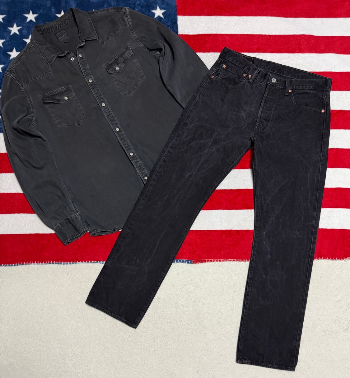 랭글러데님웨스턴셔츠 빈티지남방 wrangler western shirt 상품이미지9